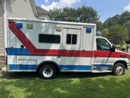 Dr. Plumber's truck (which used to be an ambulance)